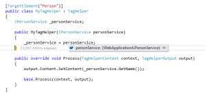 taghelper and dependency injection